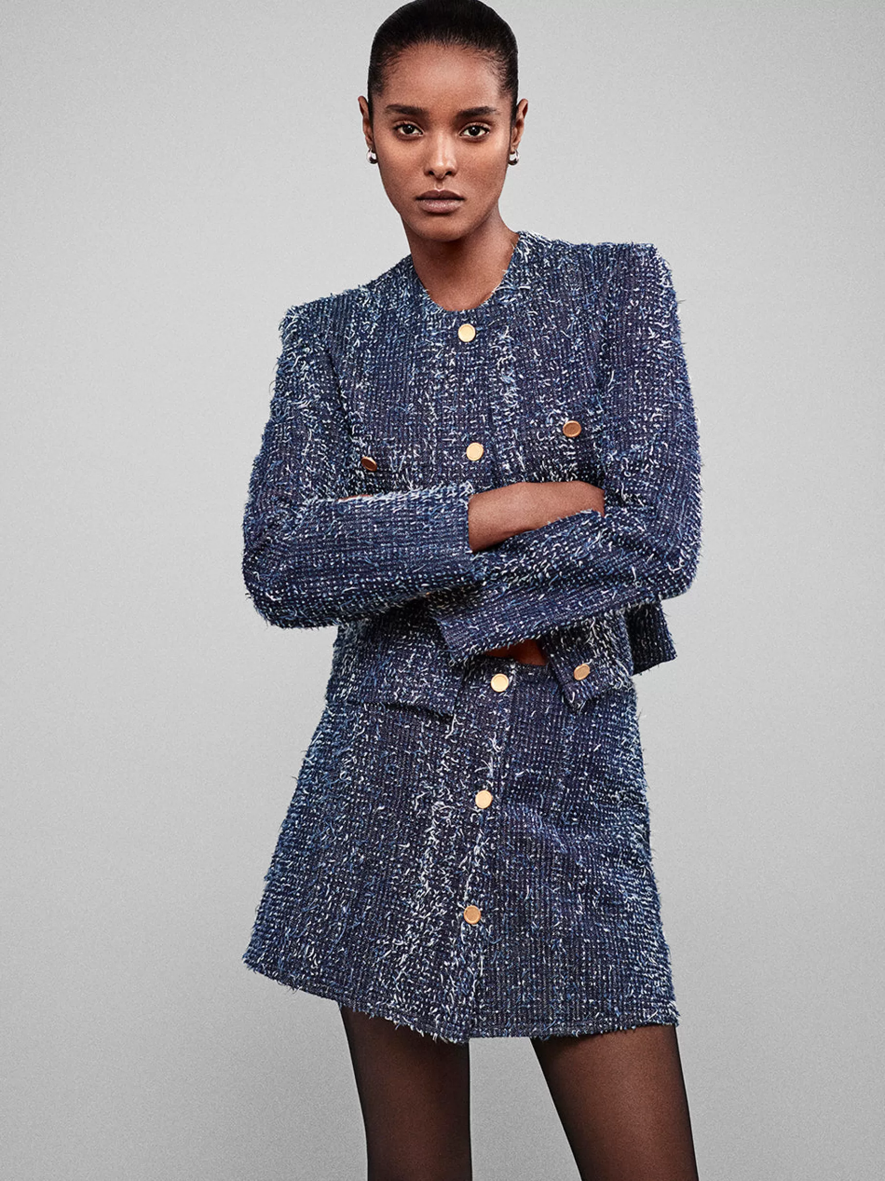 Jackets & Coats*FRAME Denim Boucle Jacket in Magic