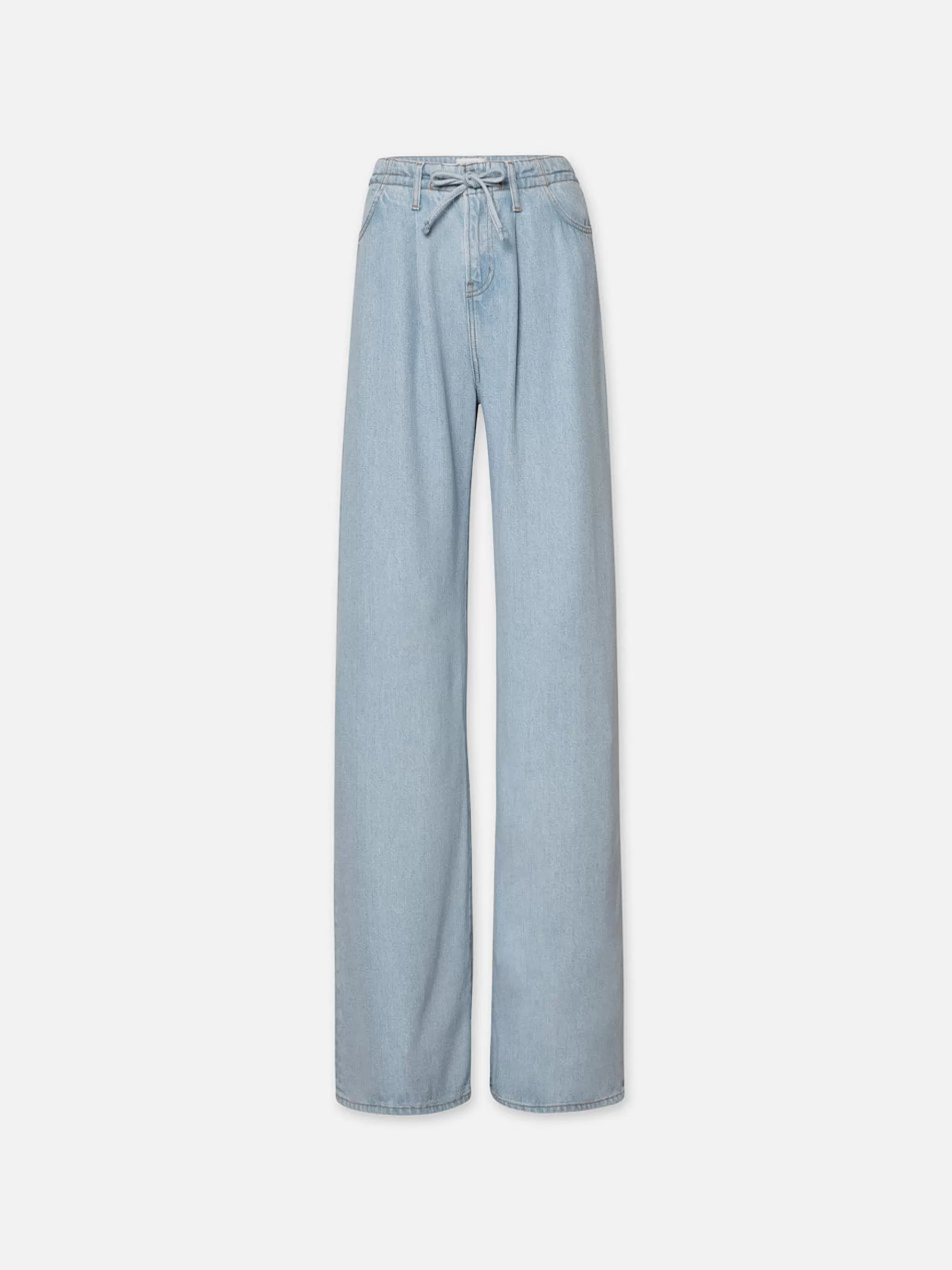 Wide Leg*FRAME Drawstring Wide Leg in Calabria
