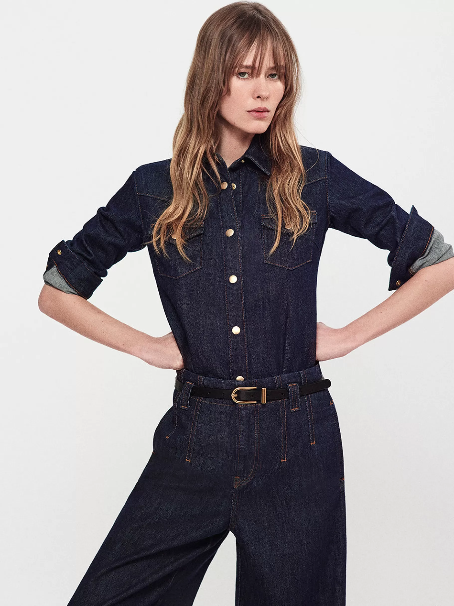 Tops & Blouses*FRAME Fitted Heritage Shirt in Rinse