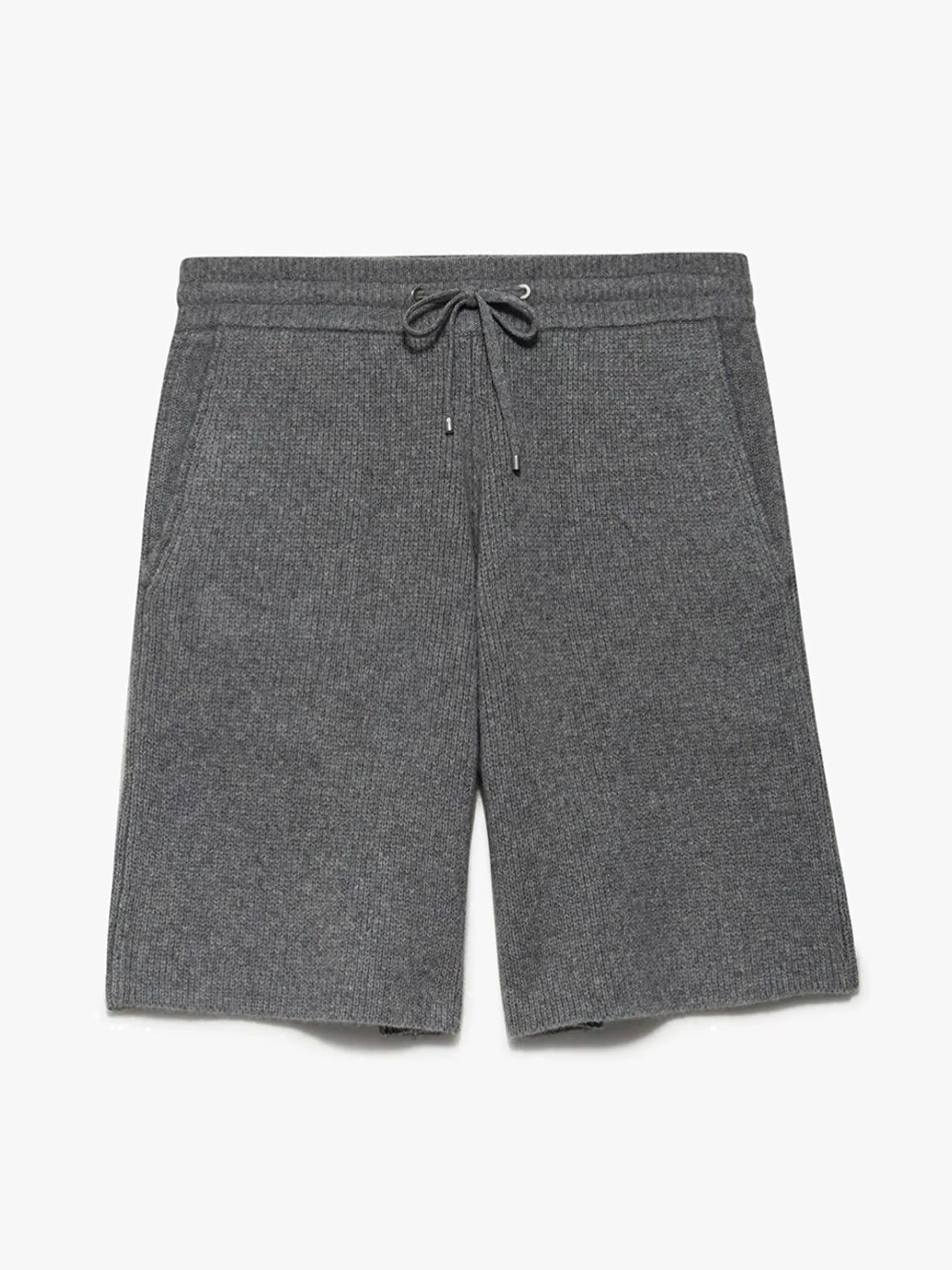 Pants & Shorts*FRAME Heavyweight Cashmere Short in Warm Grey Warmgray