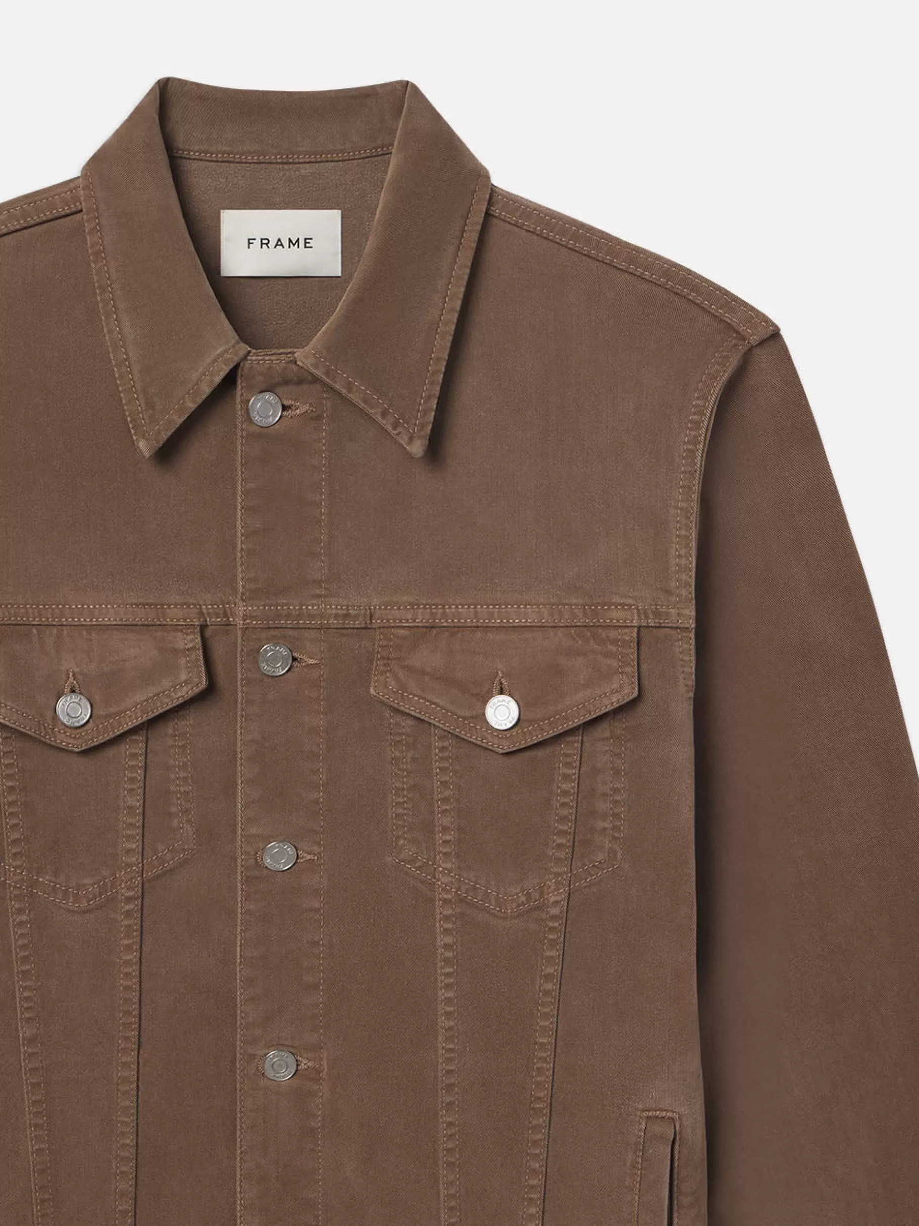Denim Jackets | Jackets & Coats*FRAME Heritage Jacket in Dark Camel Darkcamel