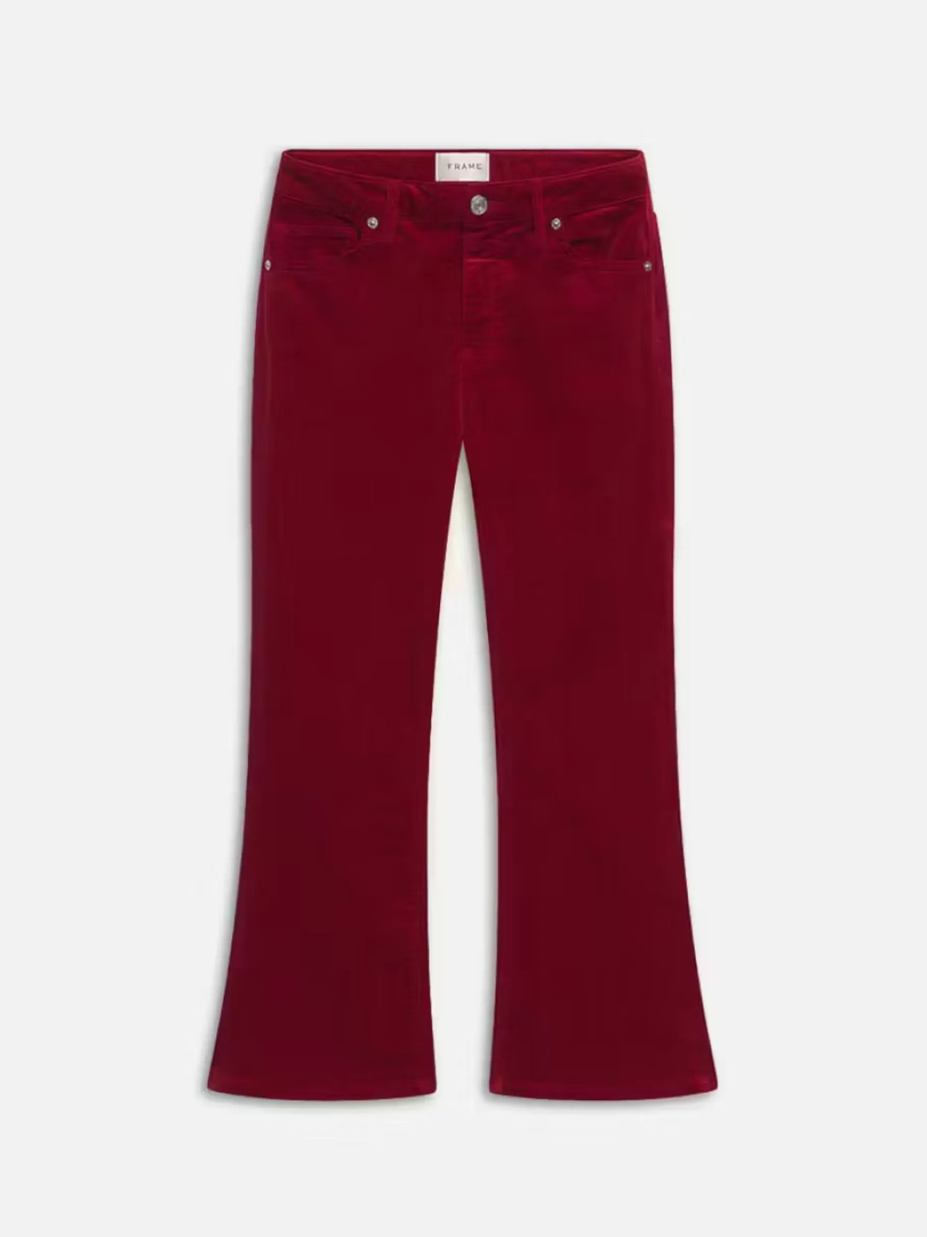 Pants*FRAME Le Crop Mini Boot Corduroy in Paprika