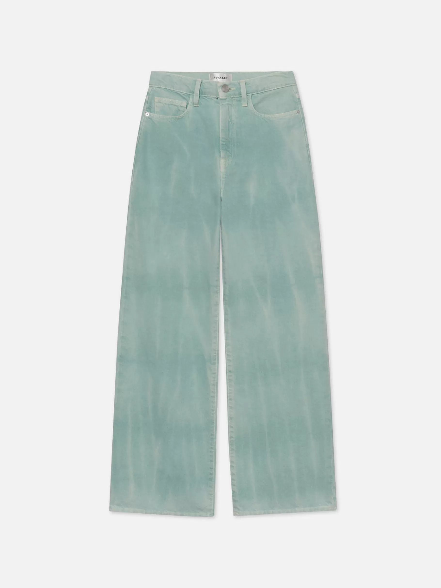 Wide Leg*FRAME Le Jane Wide Crop in Opal
