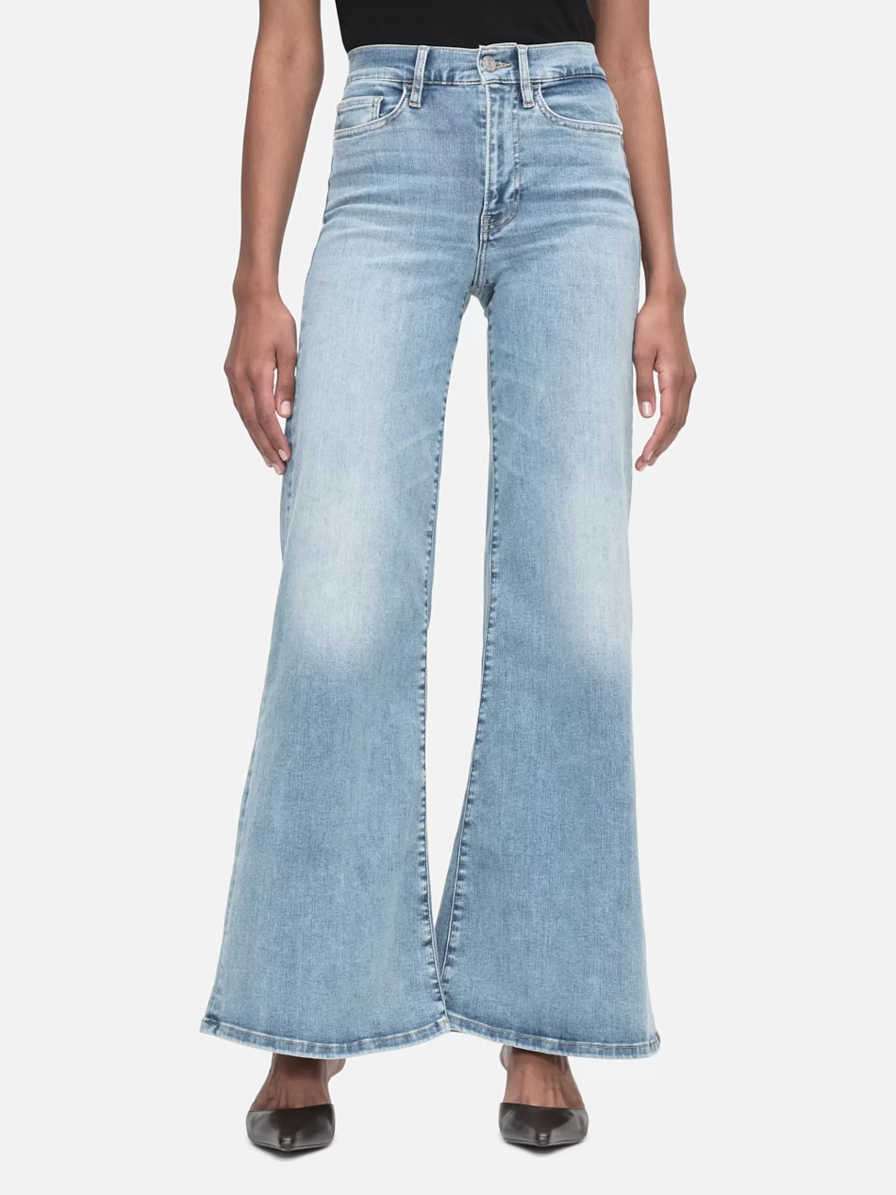 Wide Leg*FRAME Le Palazzo Crop in Colorado