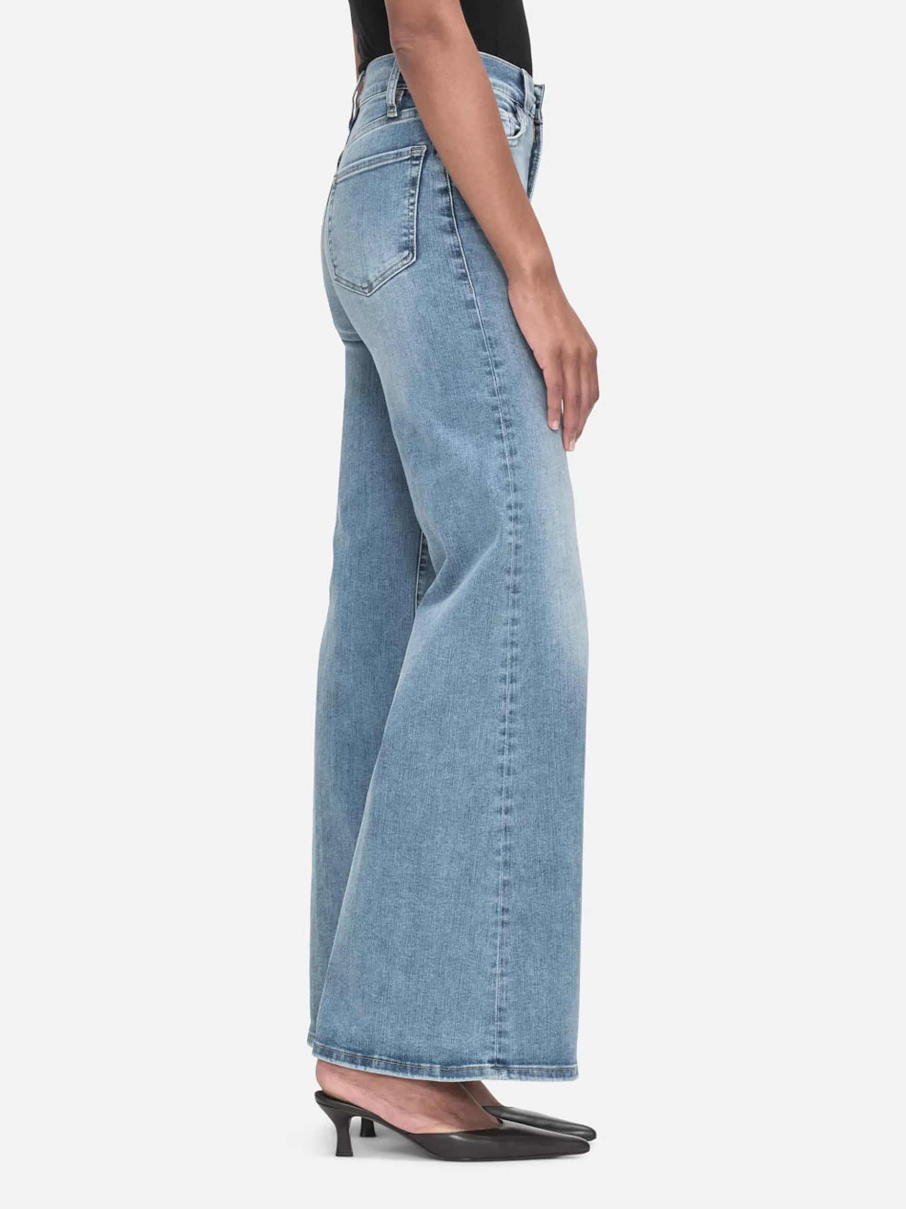 Wide Leg*FRAME Le Palazzo Crop in Colorado