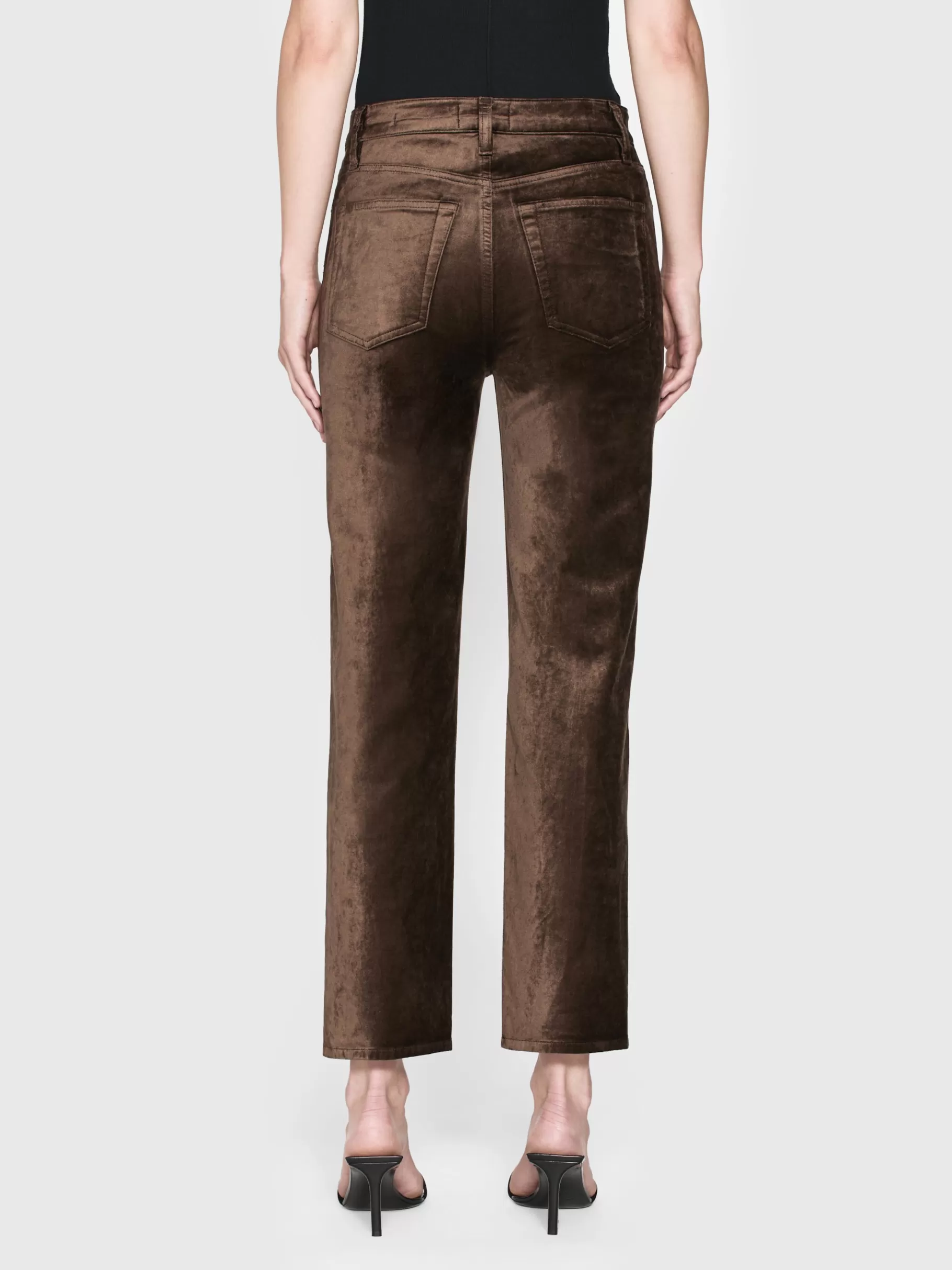Straight | Pants*FRAME Le Sleek Straight Velveteen in Peppercorn Velvet Peppercornvelvet