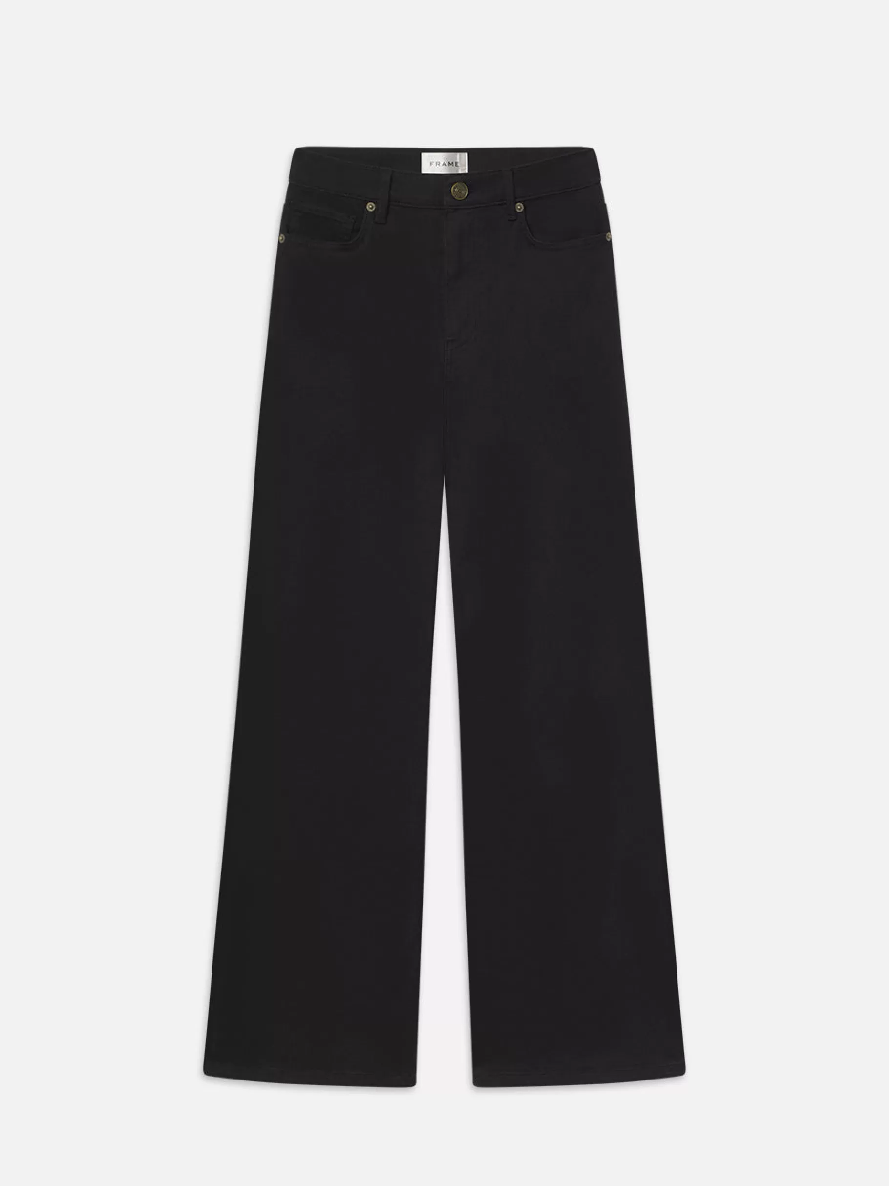 Wide Leg*FRAME Le Slim Palazzo in Black