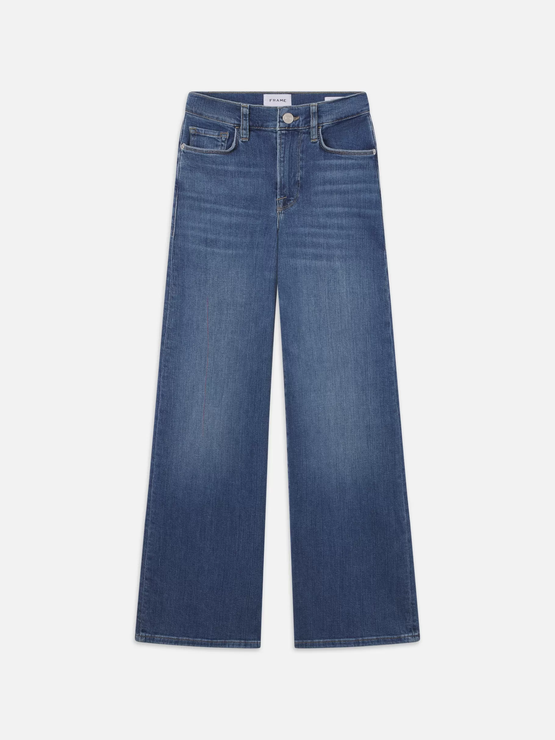 Wide Leg*FRAME Le Slim Palazzo in Drizzle