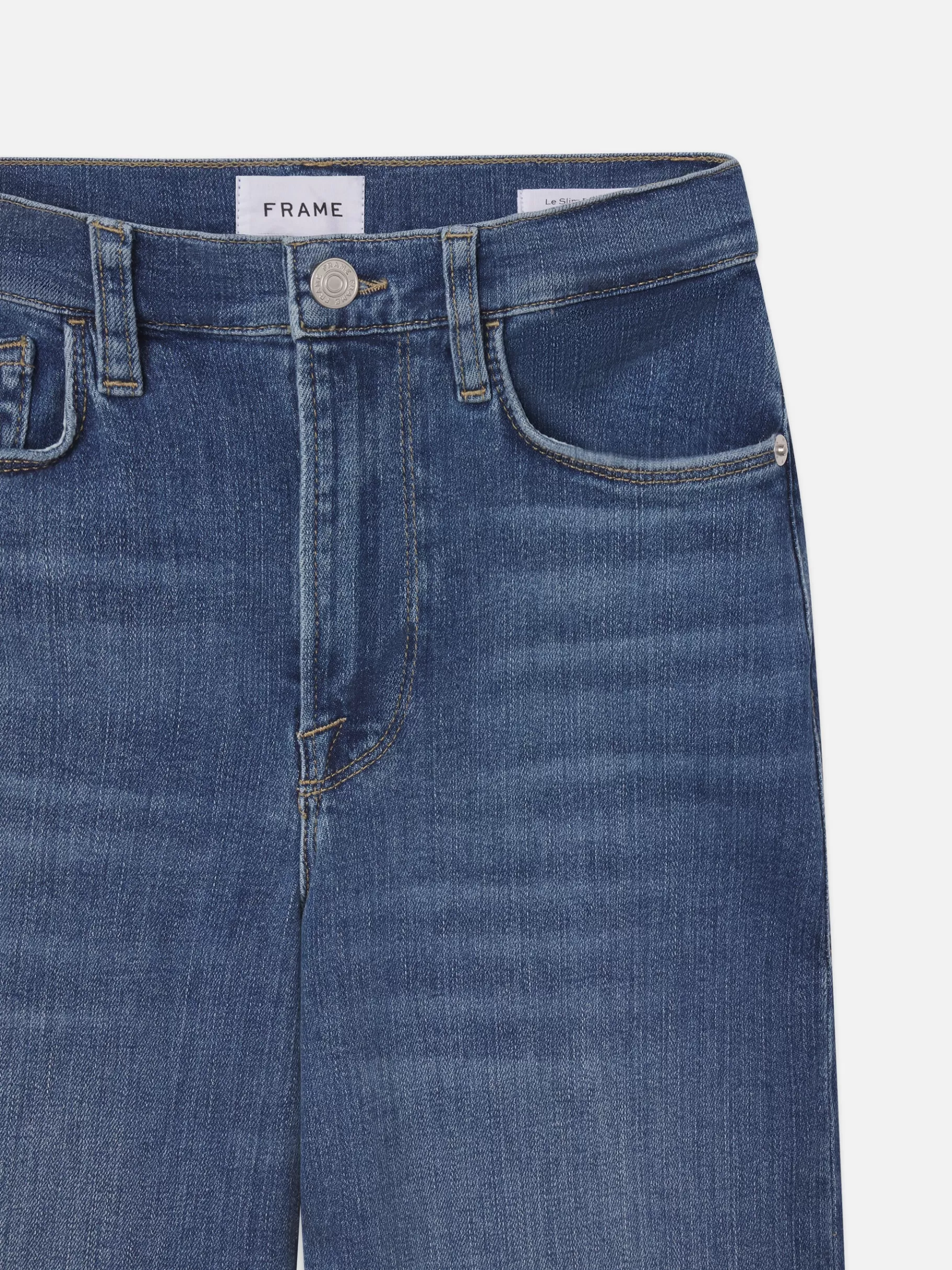Wide Leg*FRAME Le Slim Palazzo in Drizzle