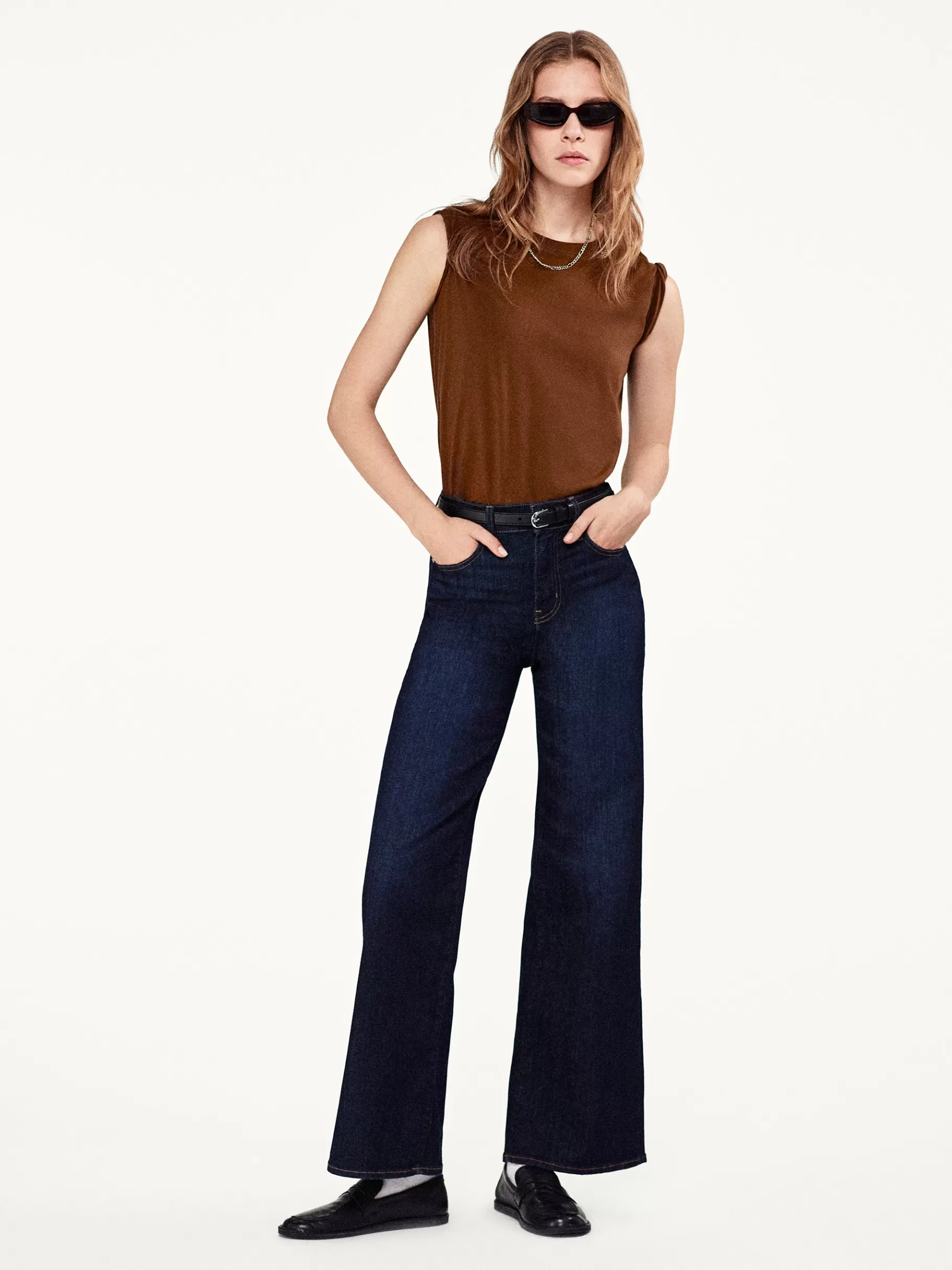 Wide Leg*FRAME Le Slim Palazzo in Fife
