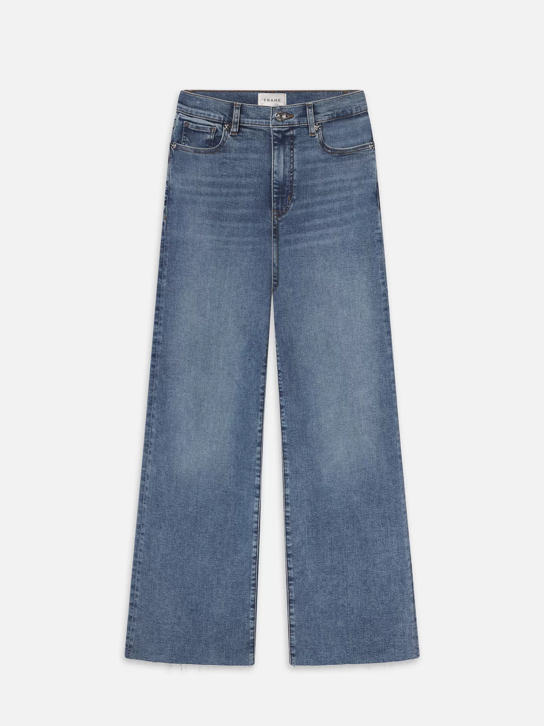 Wide Leg*FRAME Le Slim Palazzo in Rowley Raw After Rowleyrawafter