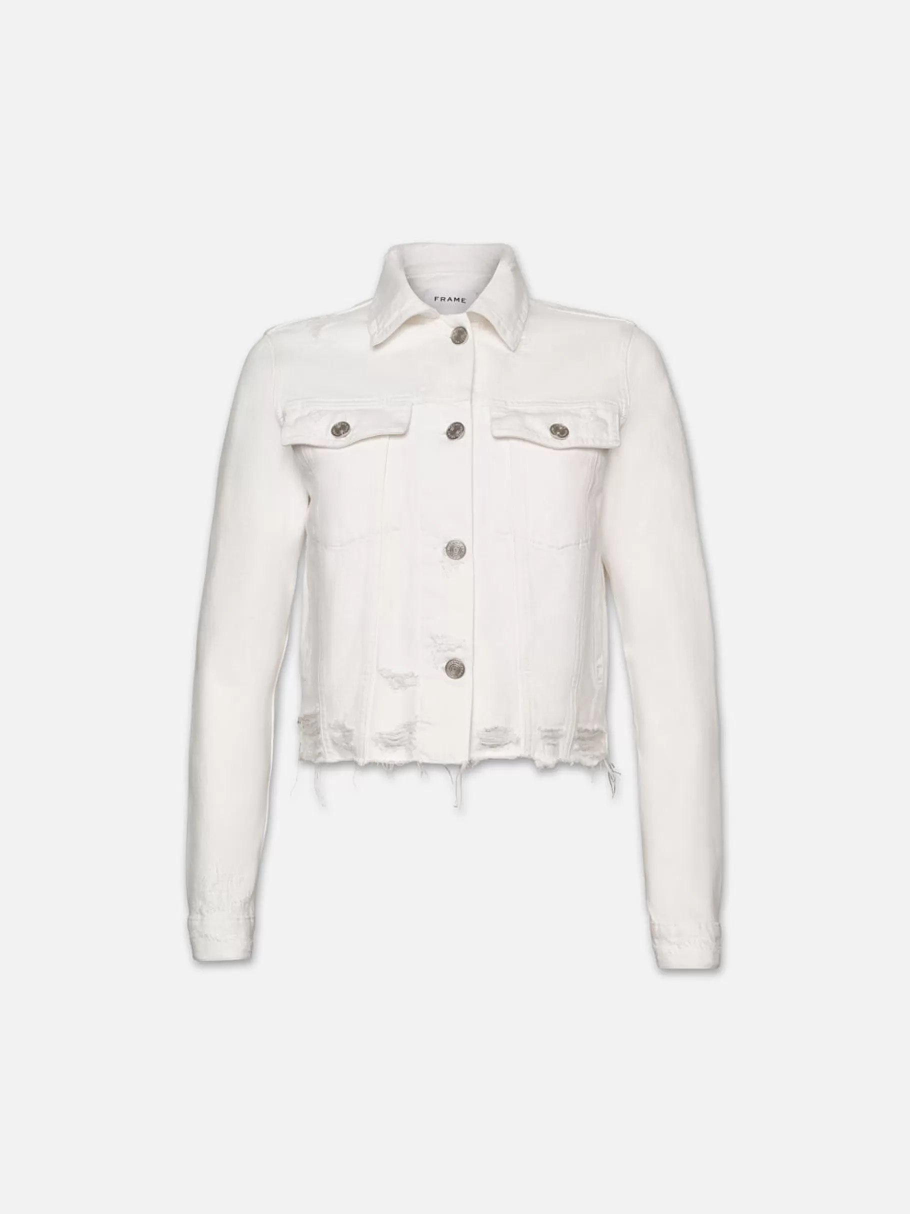 Jackets & Coats*FRAME Le Vintage Jacket in White Rips Whiterips