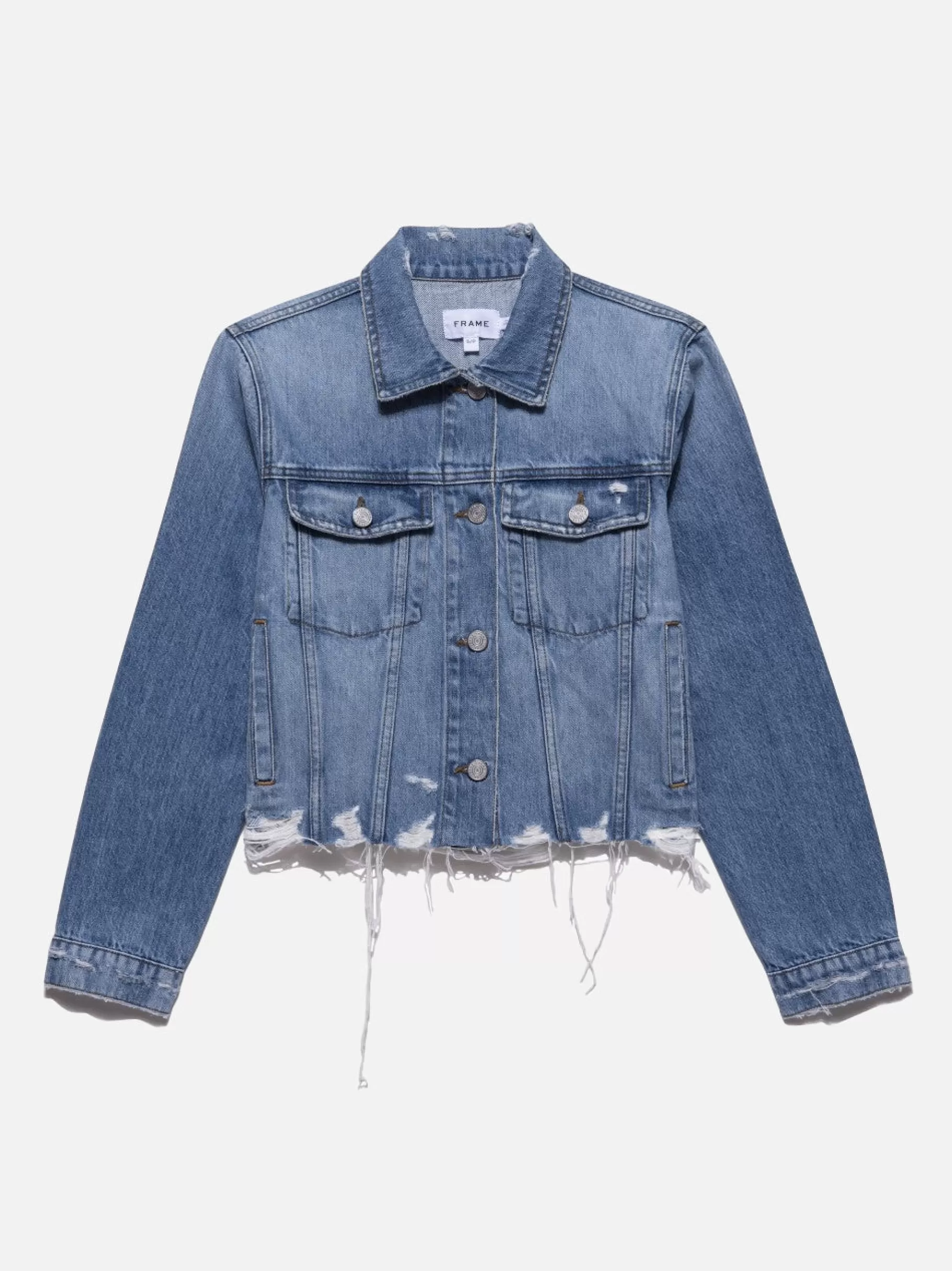 Jackets & Coats*FRAME Le Vintage Jacket Raw Hem in Rossum Rips Rossum2yearrips