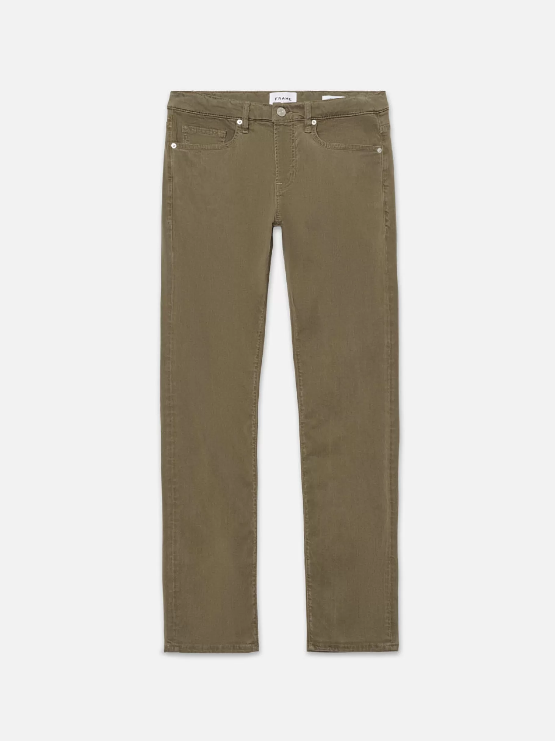 Slim*FRAME L'Homme Slim Brushed Twill in Bay Leaves Bayleaves