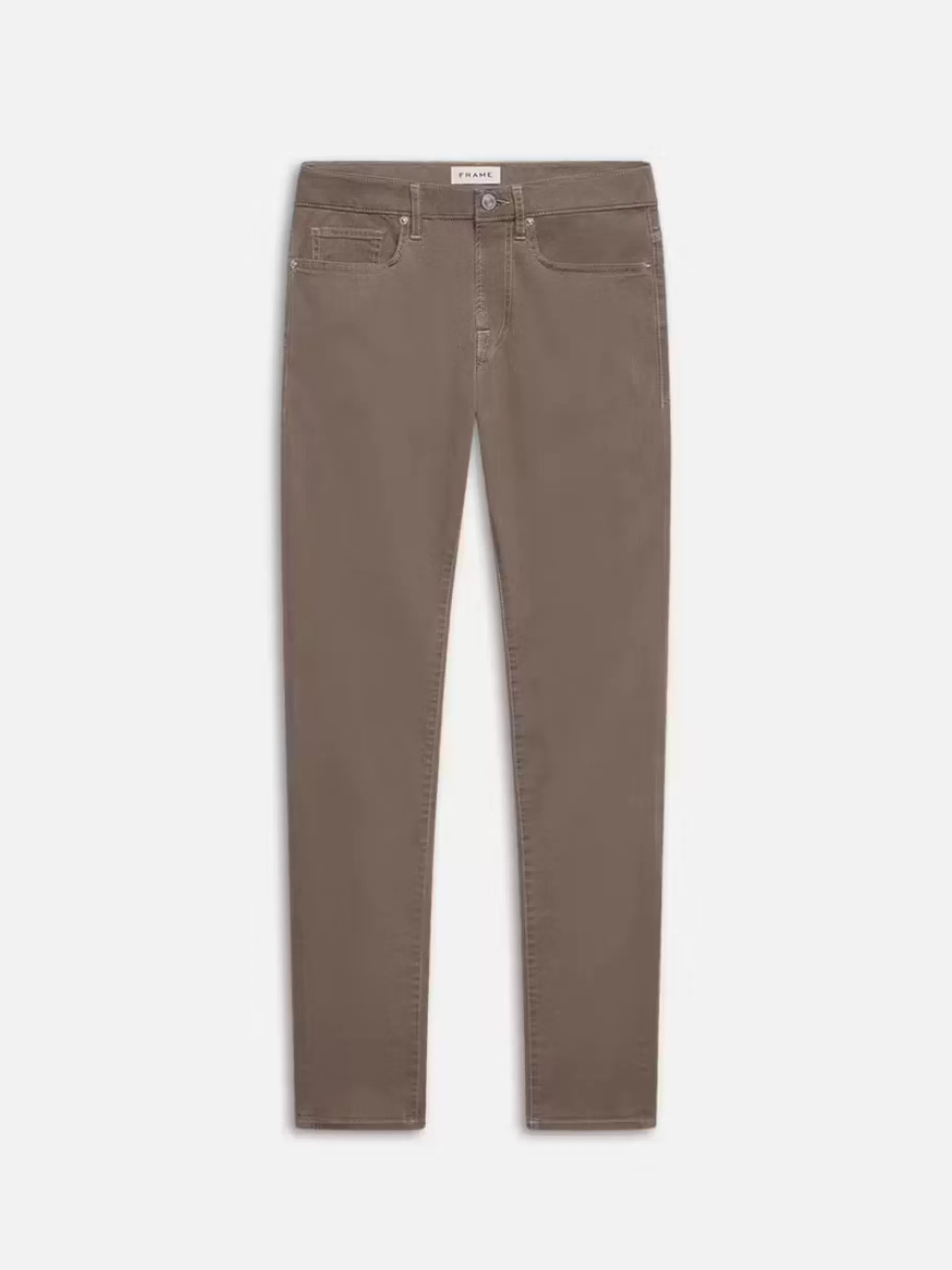 Slim*FRAME L'Homme Slim Brushed Twill in Dusty Grey Dustygrey
