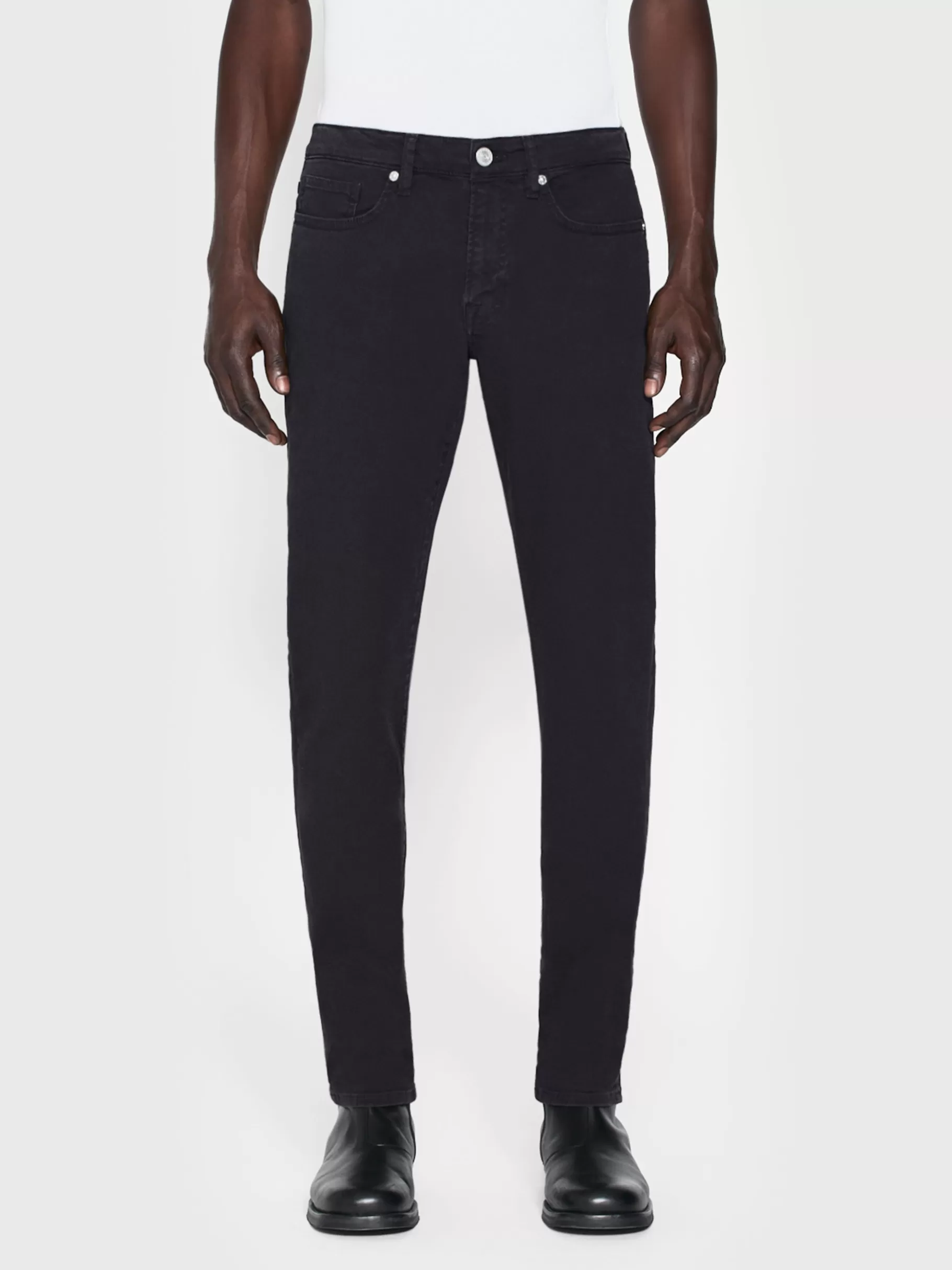 Slim*FRAME L'Homme Slim Twill in Dark Gray Darkgray