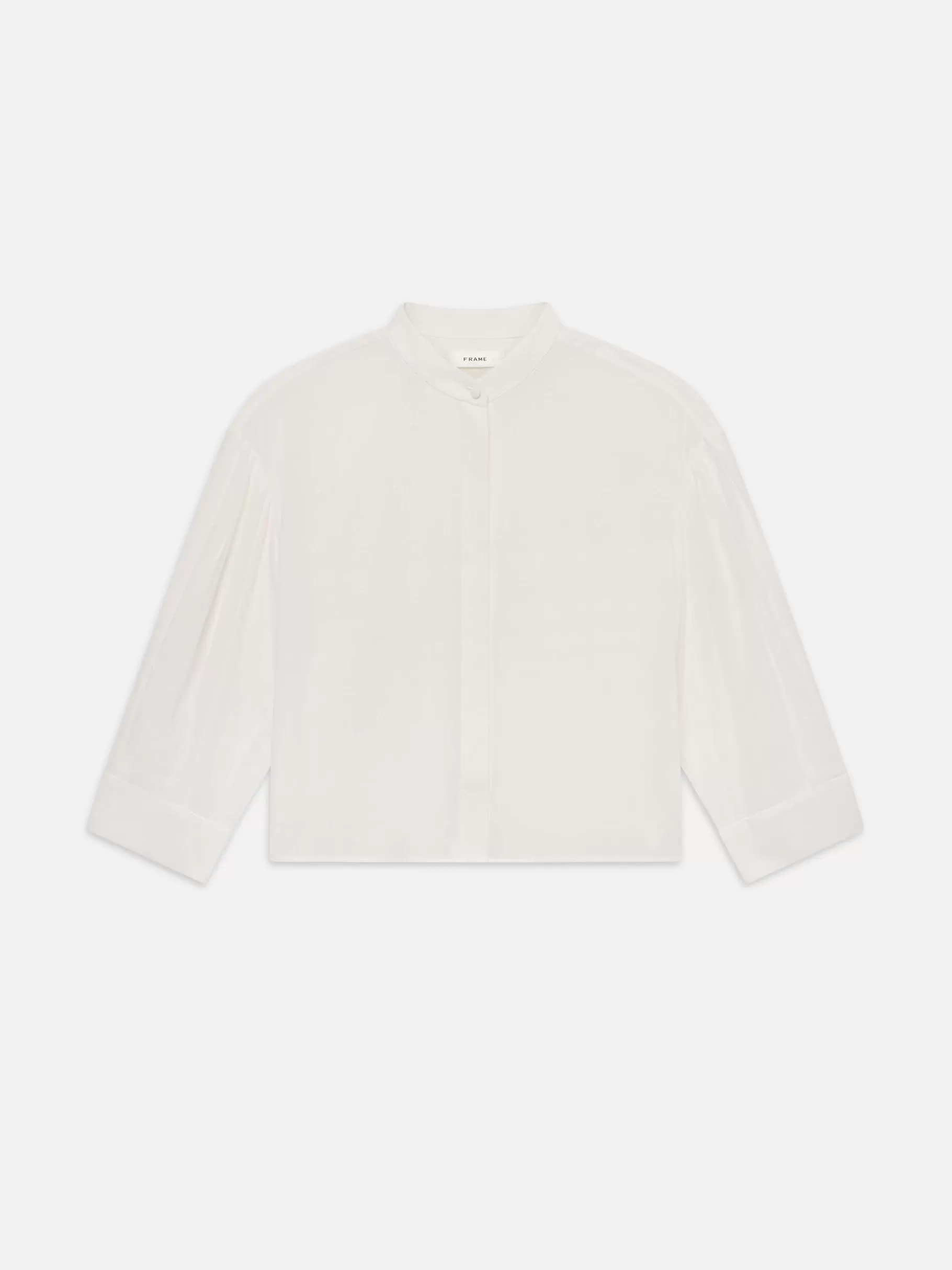 Tops & Blouses*FRAME Modern Puff Sleeve Shirt in White