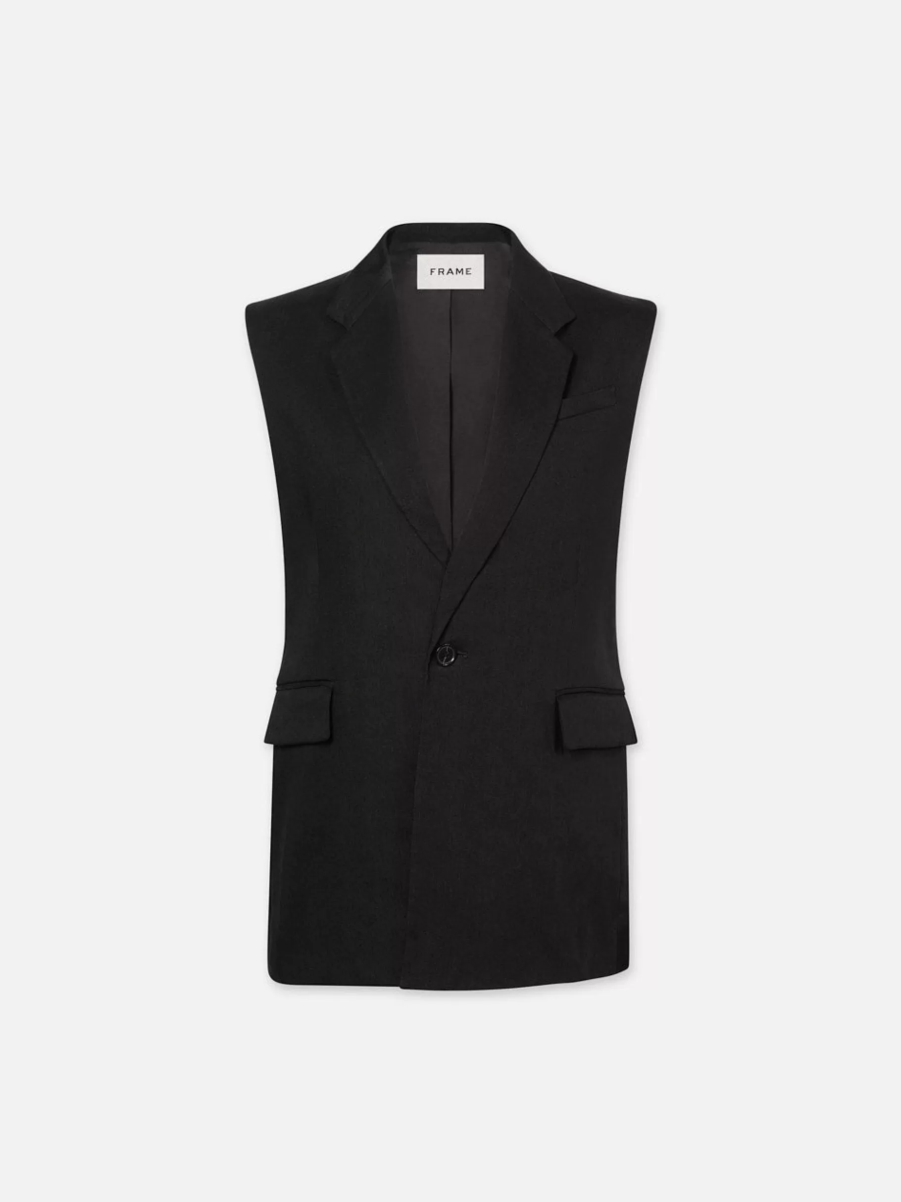 Jackets & Coats*FRAME Oversized Vest in Black