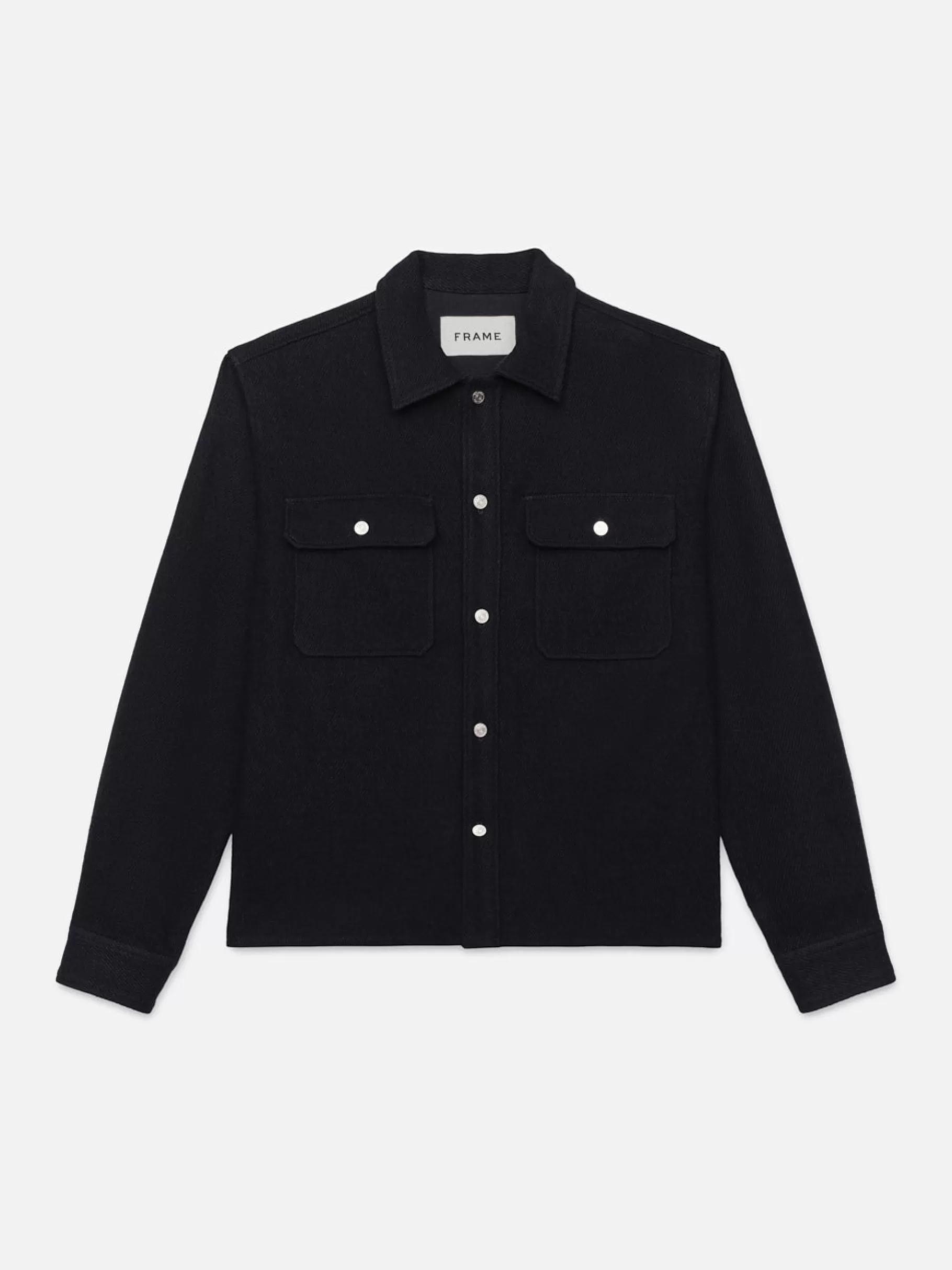 Jackets & Coats*FRAME Textured Overshirt Jacket in Dark Navy Darknavy