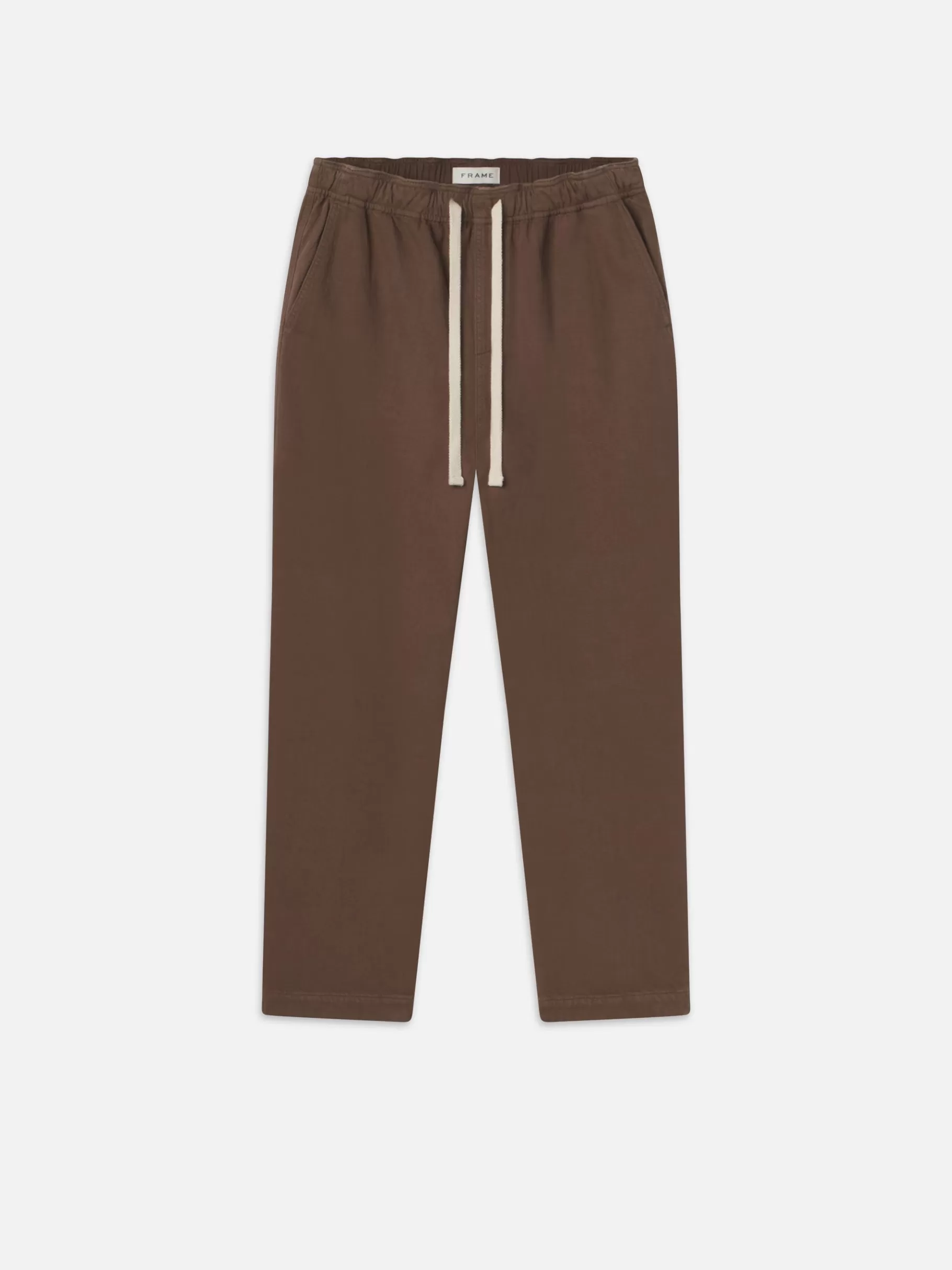 Pants & Shorts*FRAME Textured Terry Travel Pant in Taupe