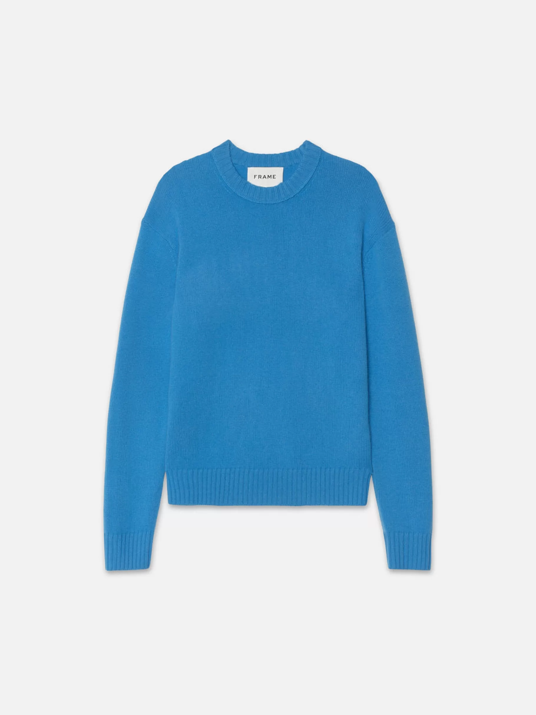 Sweaters & Hoodies*FRAME The Cashmere Crewneck Sweater in Pop Blue Popblue