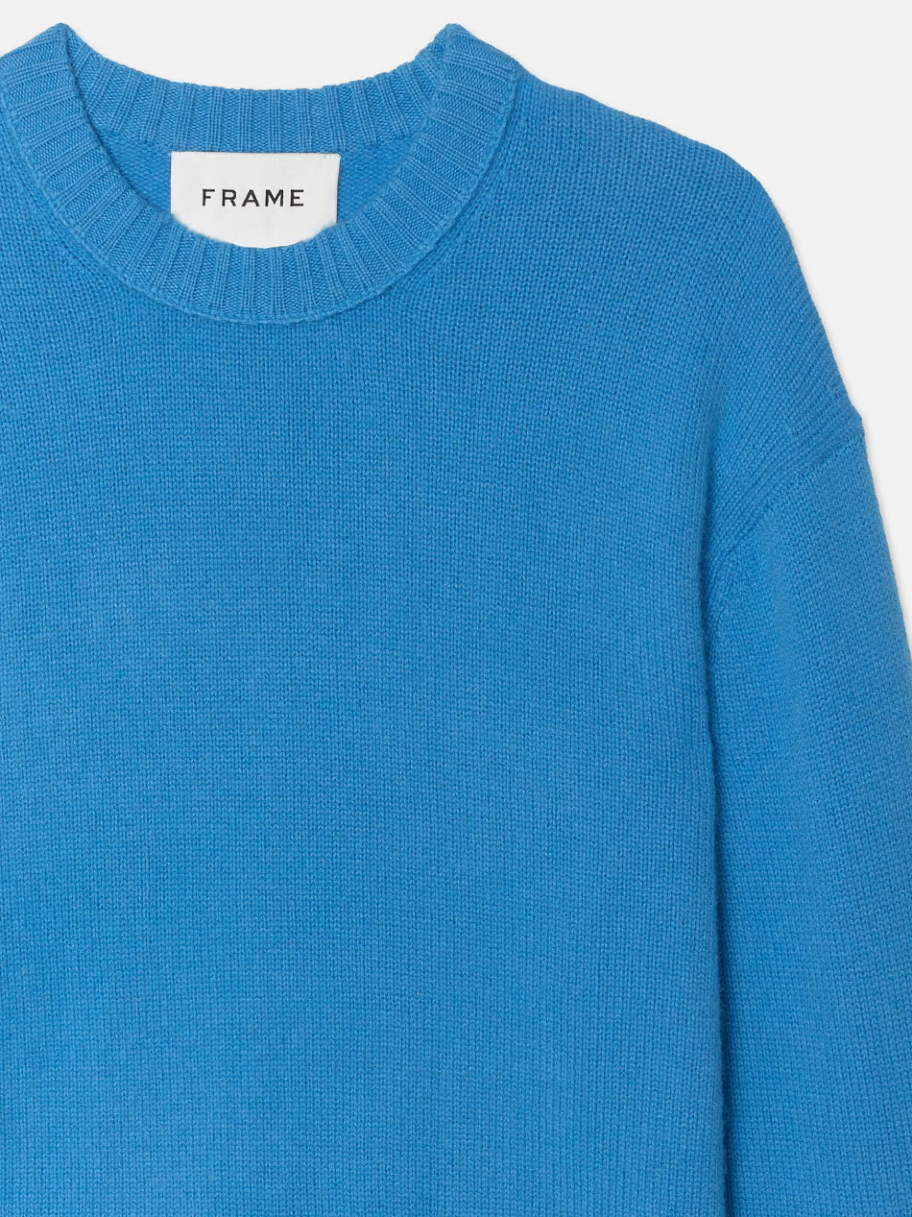 Sweaters & Hoodies*FRAME The Cashmere Crewneck Sweater in Pop Blue Popblue