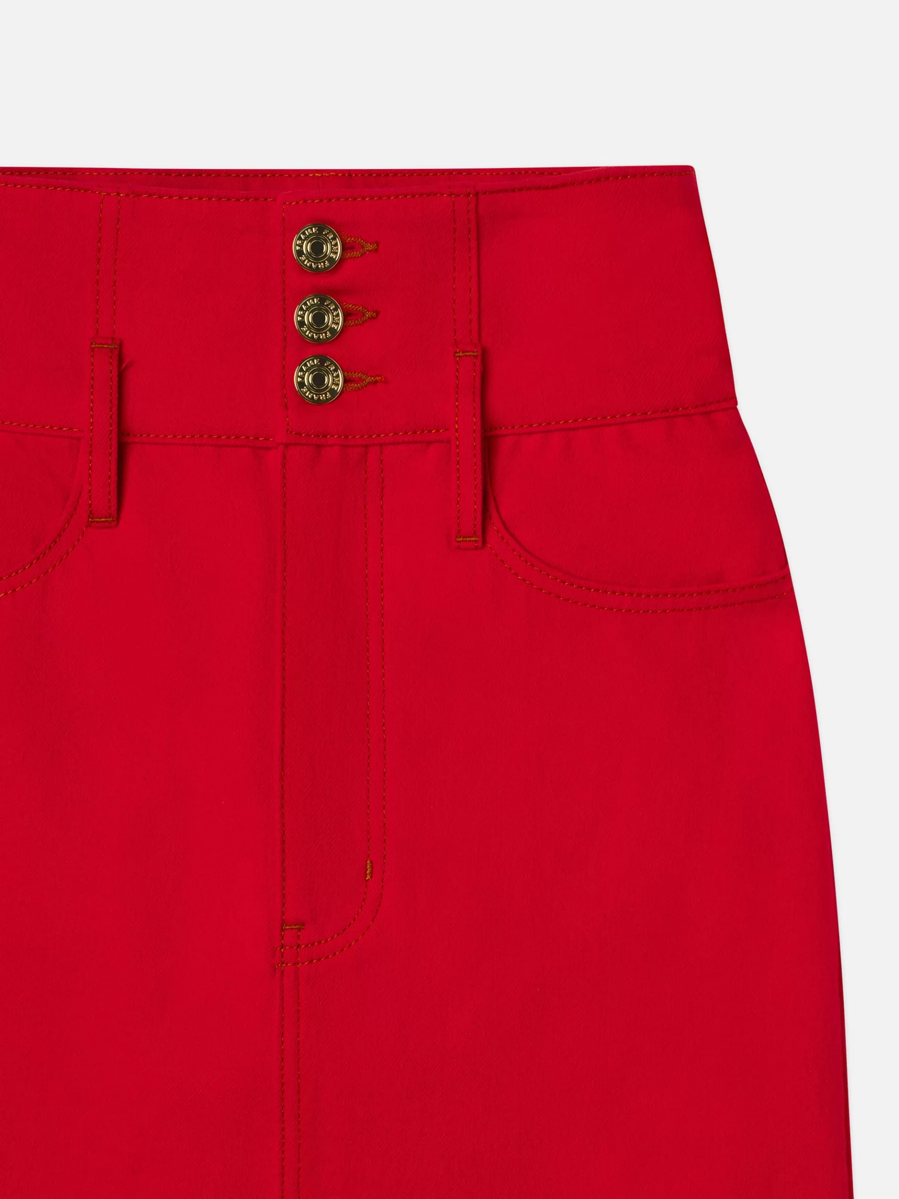 Skirts & Shorts*FRAME The Corset Mini Skirt in Herrera Red Herrerared