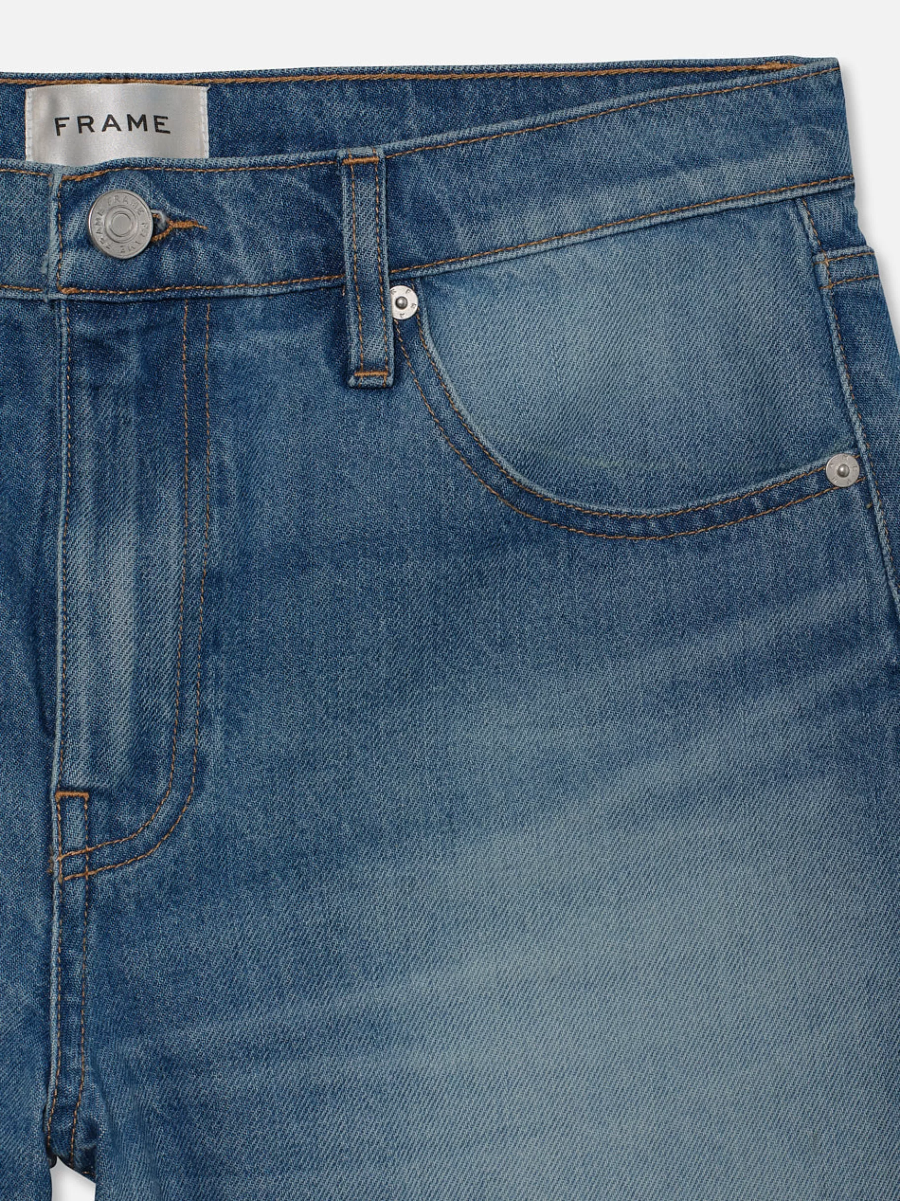 Skirts & Shorts*FRAME The Vintage Relaxed Short Raw Fray in Libra