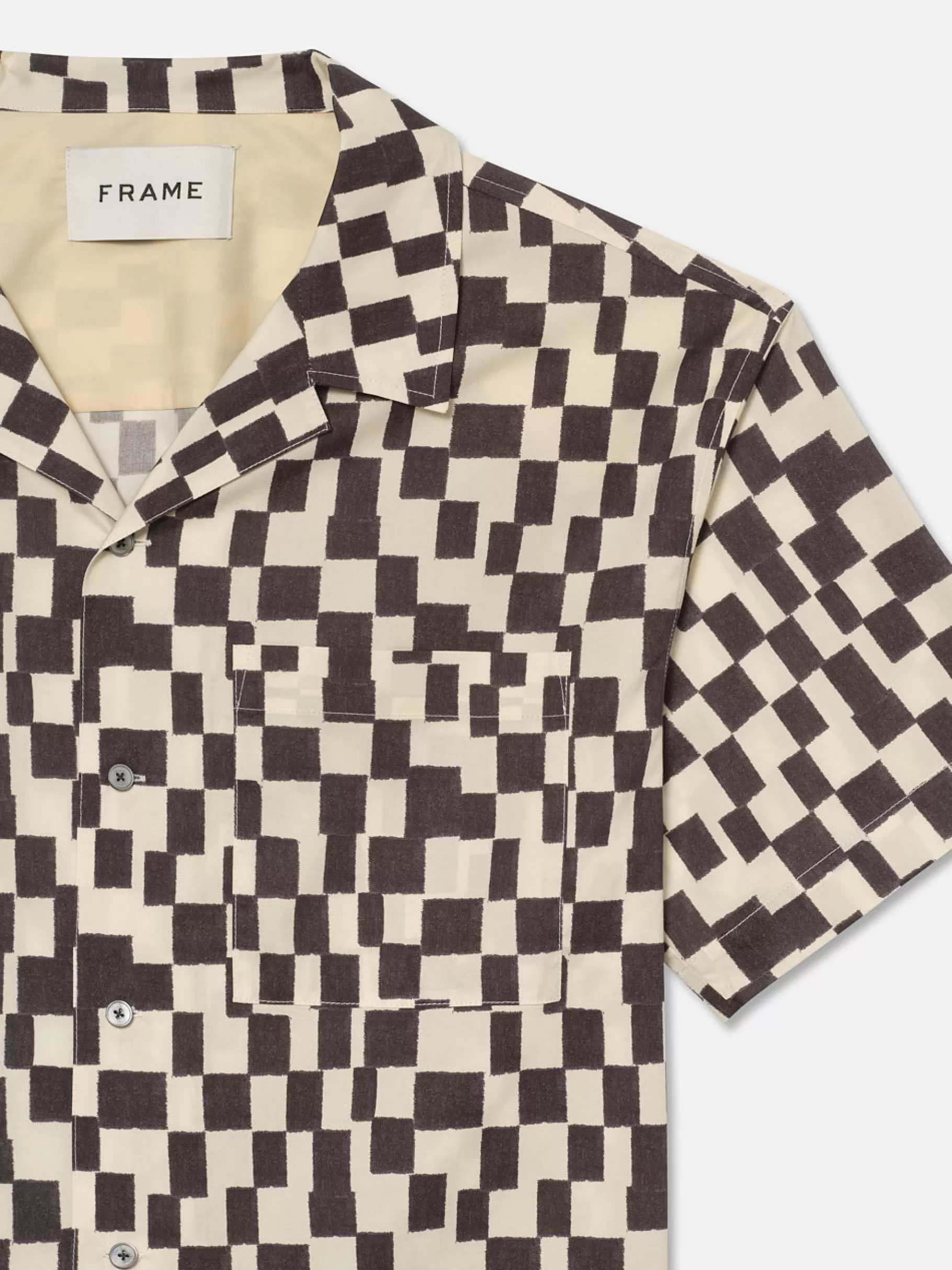 Shirts*FRAME Vintage Print Shirt in Dark Navy Darknavy