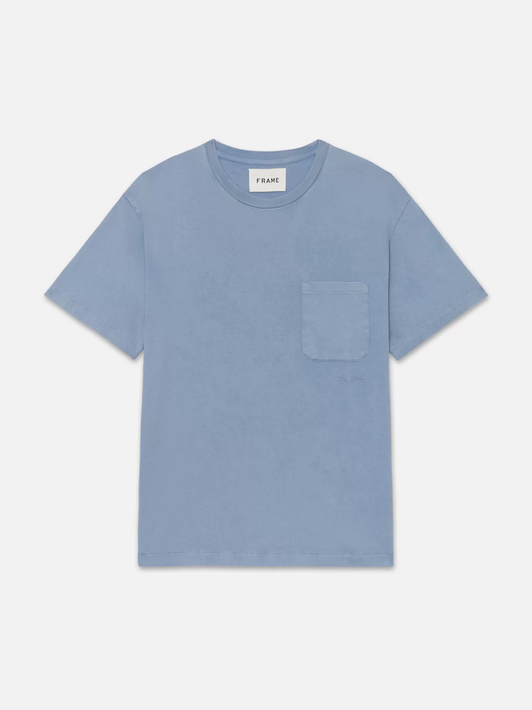 Tees & Polos*FRAME Vintage Tee in Vintage Light Blue Vintagelightblue