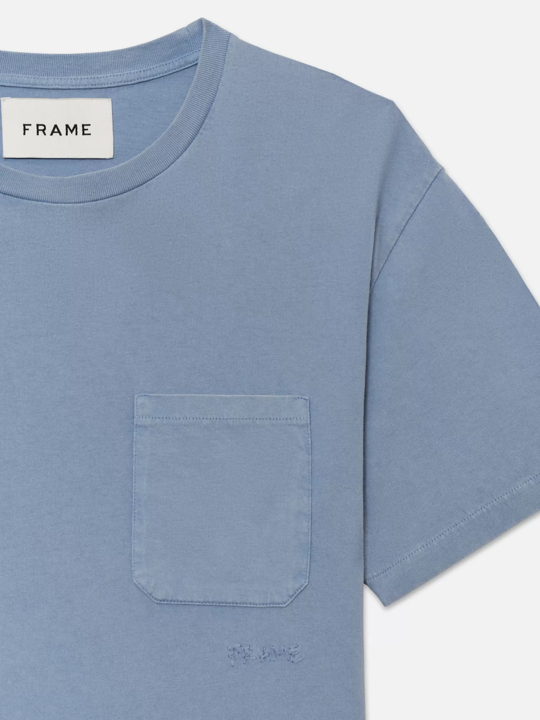 Tees & Polos*FRAME Vintage Tee in Vintage Light Blue Vintagelightblue