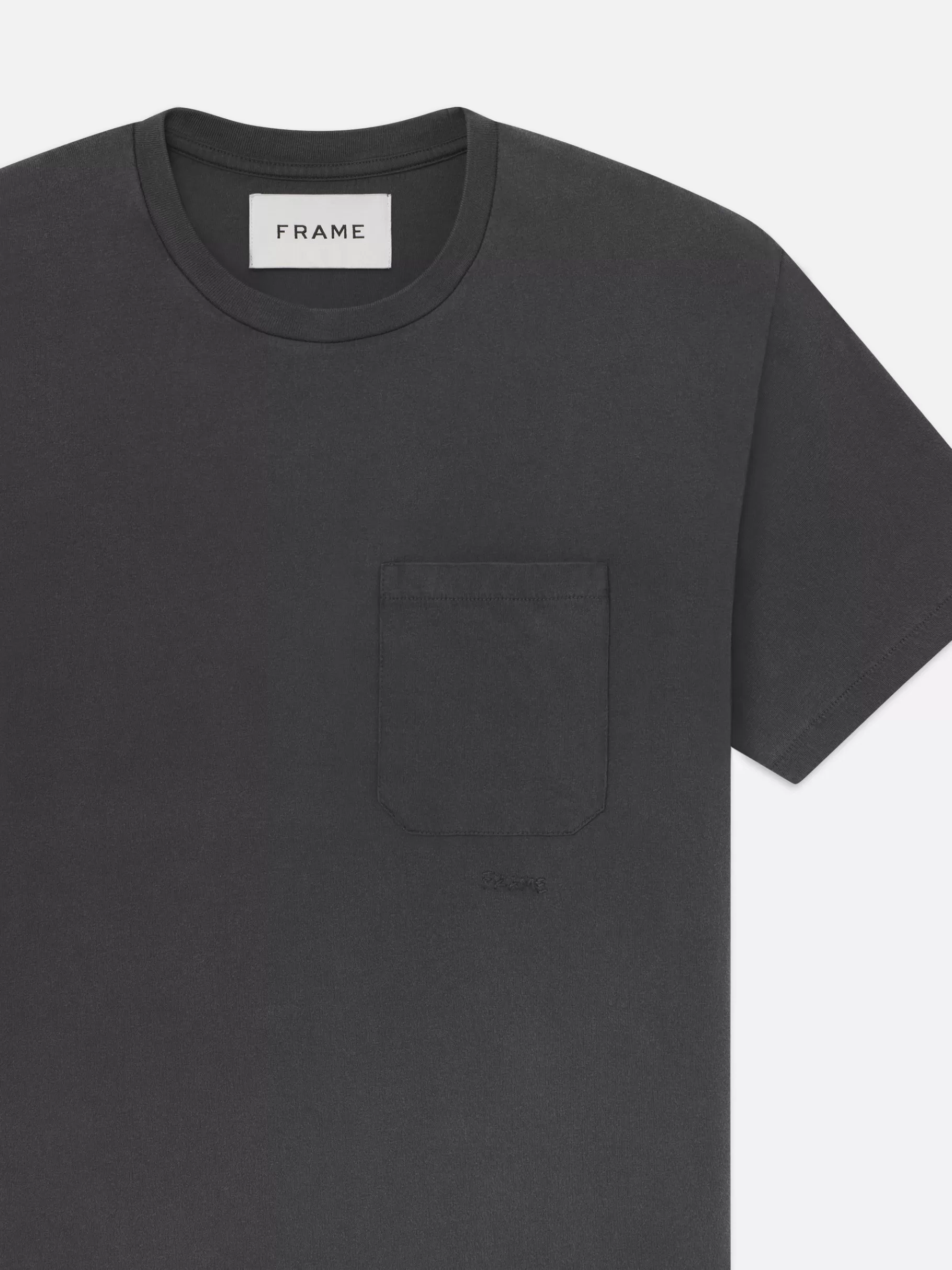 Tees & Polos*FRAME Vintage Tee in Vintage Off Black Vintageoffblack