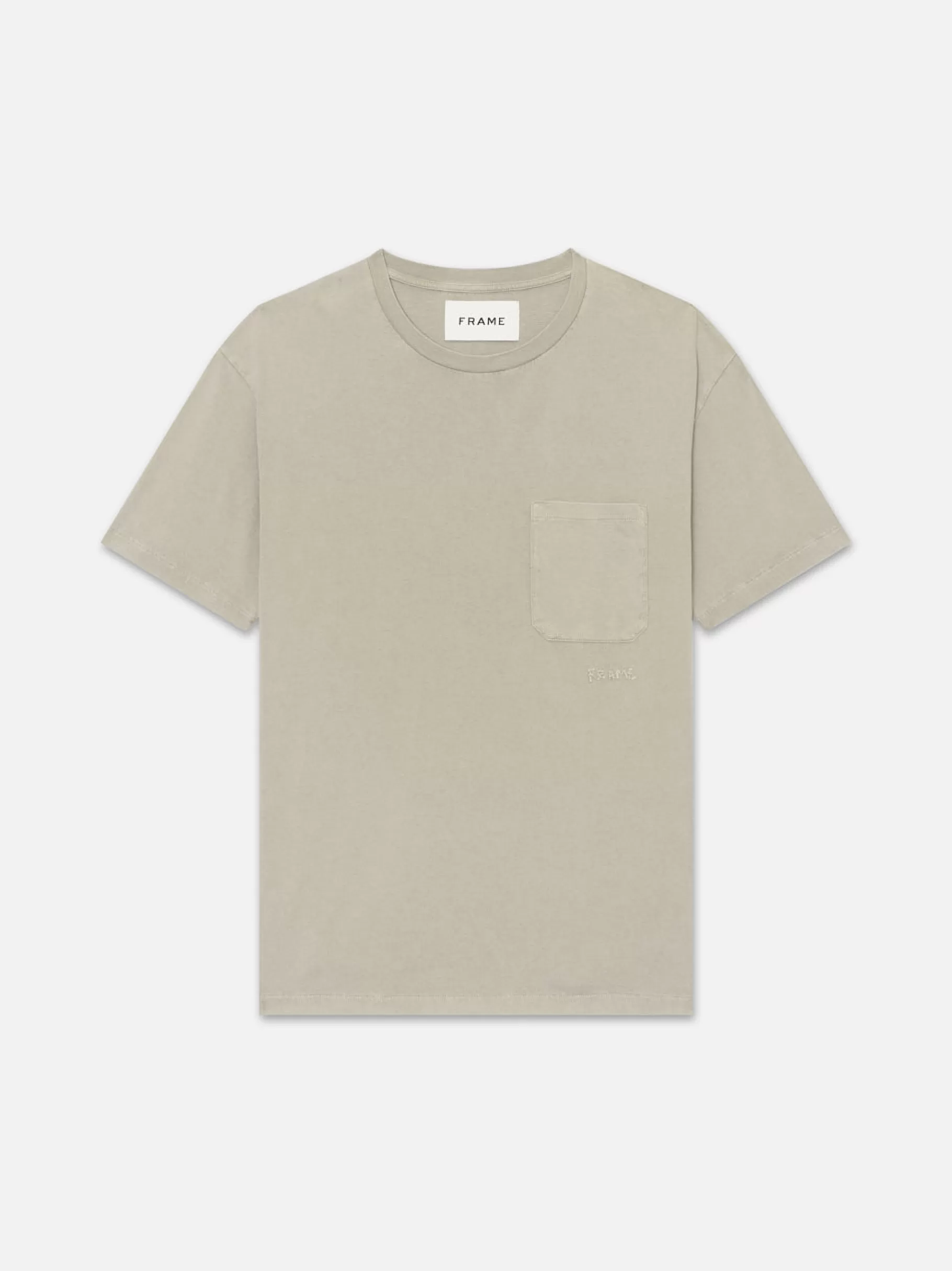 Tees & Polos*FRAME Vintage Tee in Vintage Smoke Beige Vintagesmokebeige