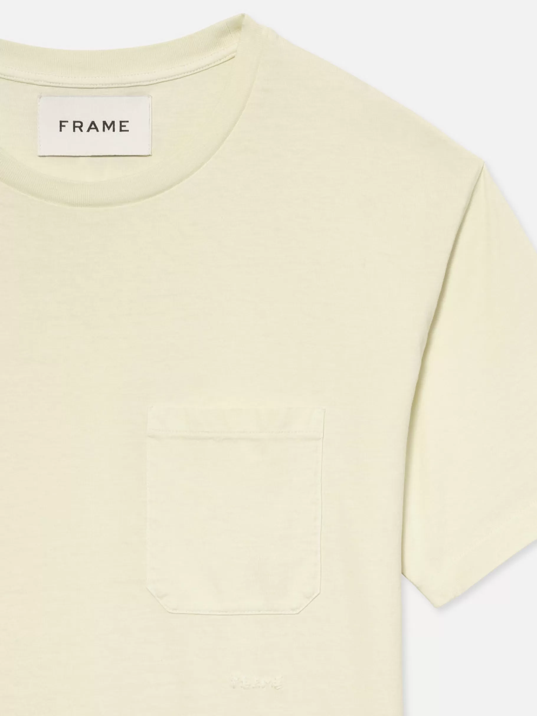 Tees & Polos*FRAME Vintage Tee in White Sand Whitesand