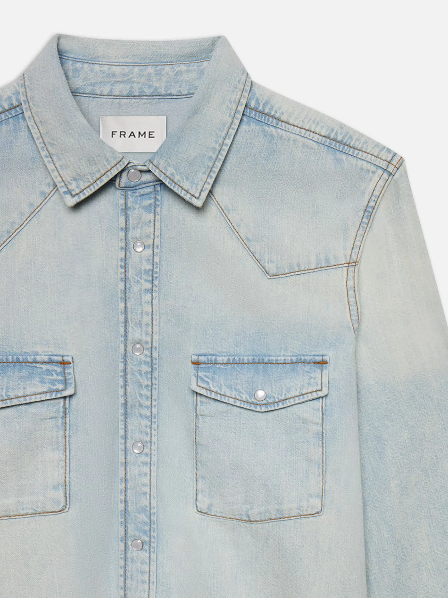 Shirts*FRAME Western Denim Shirt in Alister