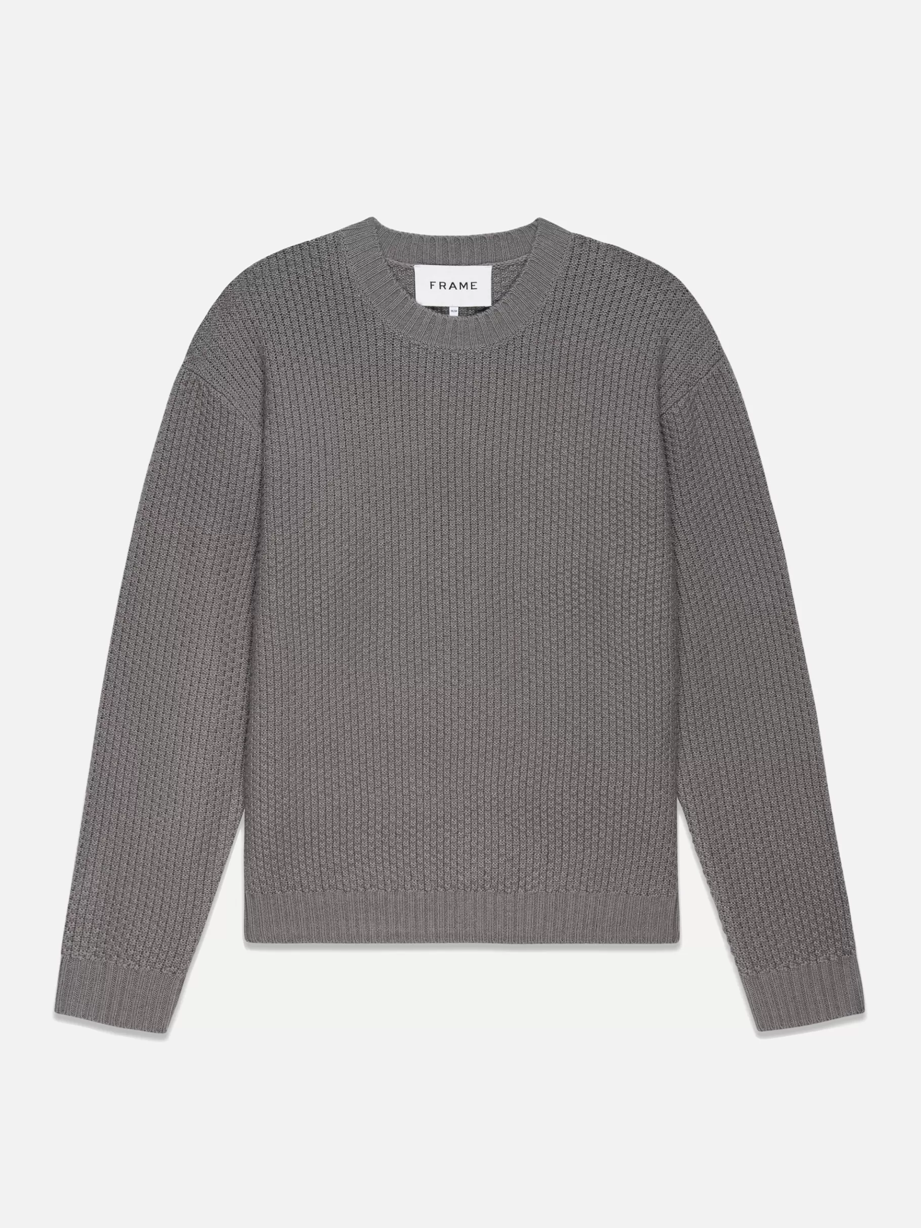 Sweaters & Hoodies*FRAME Wool Cashmere Textured Sweater in Light Brown Lightbrown